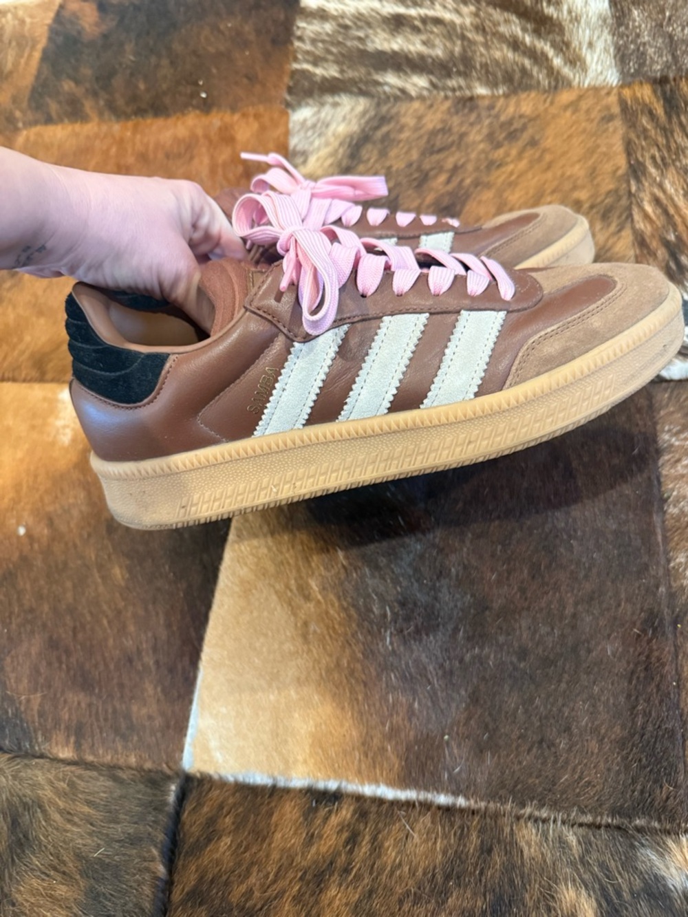 Adidas Samba XLG Unisex Sneakers - Brown - Picture 7 of 8